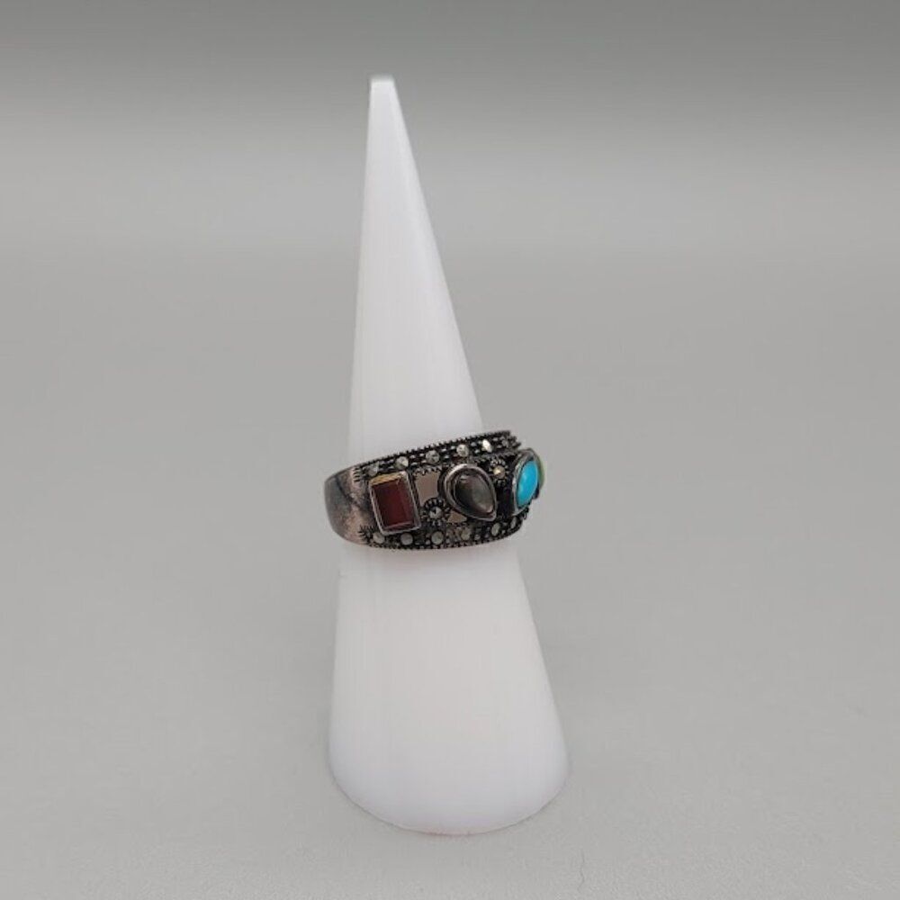 Sterlingsilver Multi-Stonering - image 6